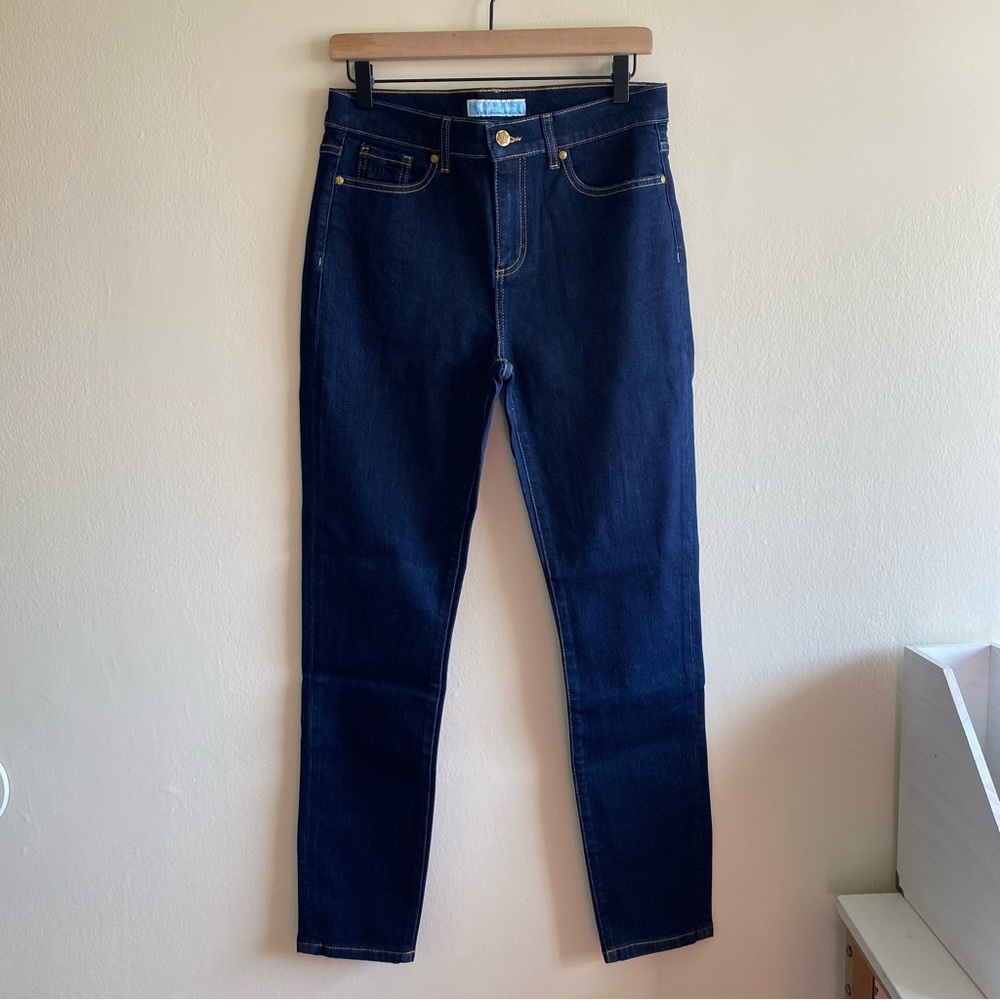 NWT Draper James Mid Rise Skinny Dark Wash Jeans